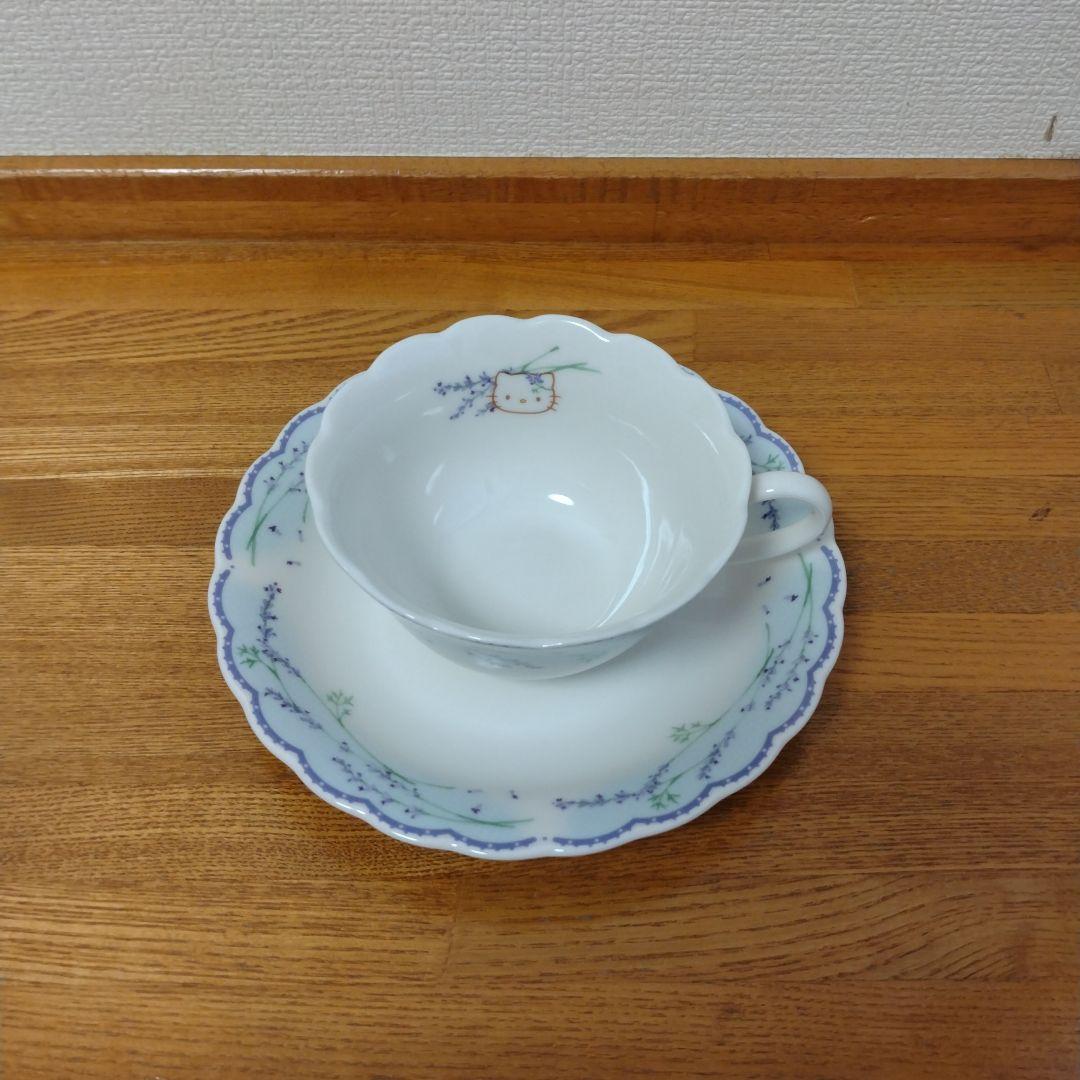 花言葉キティ　ハローキティ　カップ&ソーサー　5客セット　箱付き