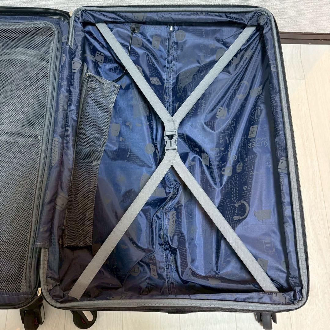 美品 FREQUENTER スーツケース 約55L USBポート付き 美品 FREQUENTER スーツケース 約55L USBポート付き