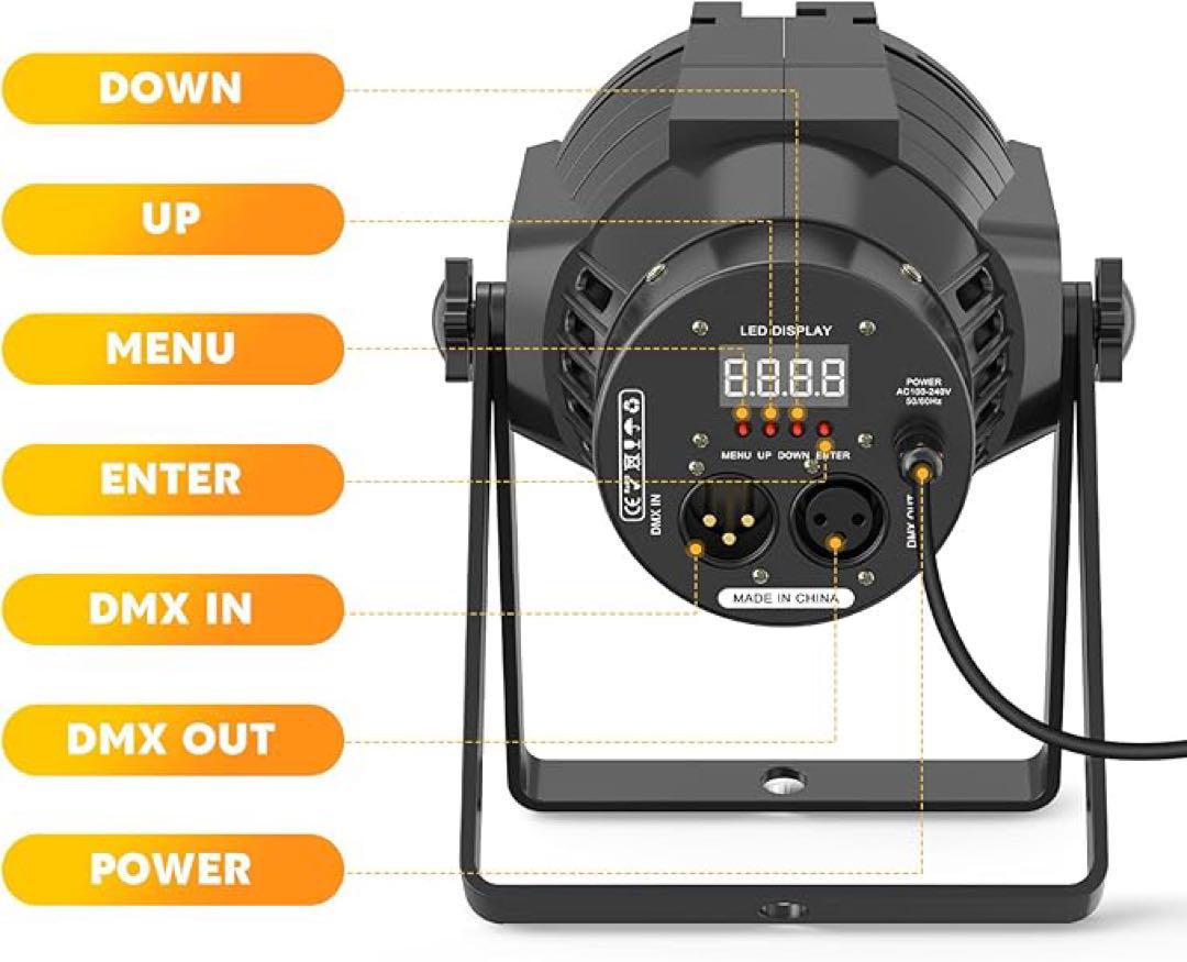 1品限り❤️80W ステージライト パーティーライト スポットライト DMX512