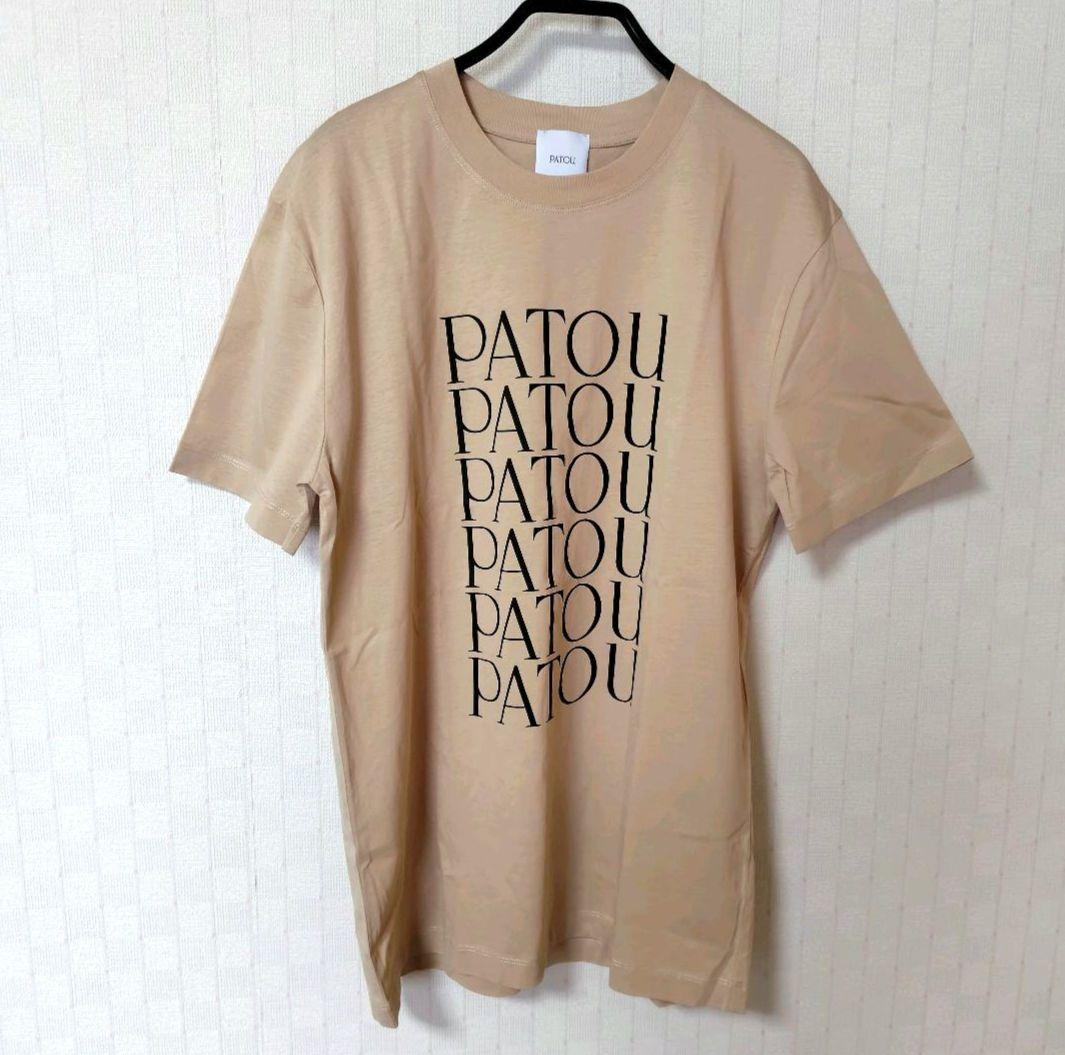 PATOUパトゥ ロゴTシャツ ベージュ L 正規品 三越伊勢丹 | Patou/パトゥ通販 | オーガニックコットン