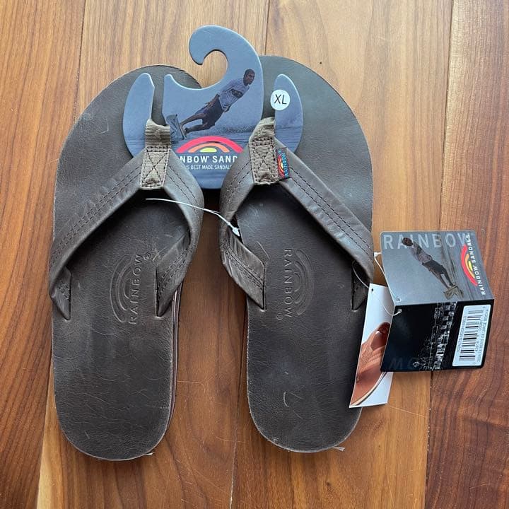 新品】 【新品未使用】レインボーサンダル モカ XL サンダル - www