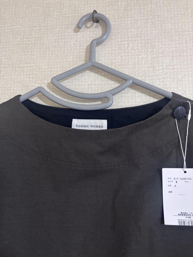 【新発売】今週の市販 ヒューマンウーマン ハイゲージコットン天竺Tシャツ - メルカリ トップス