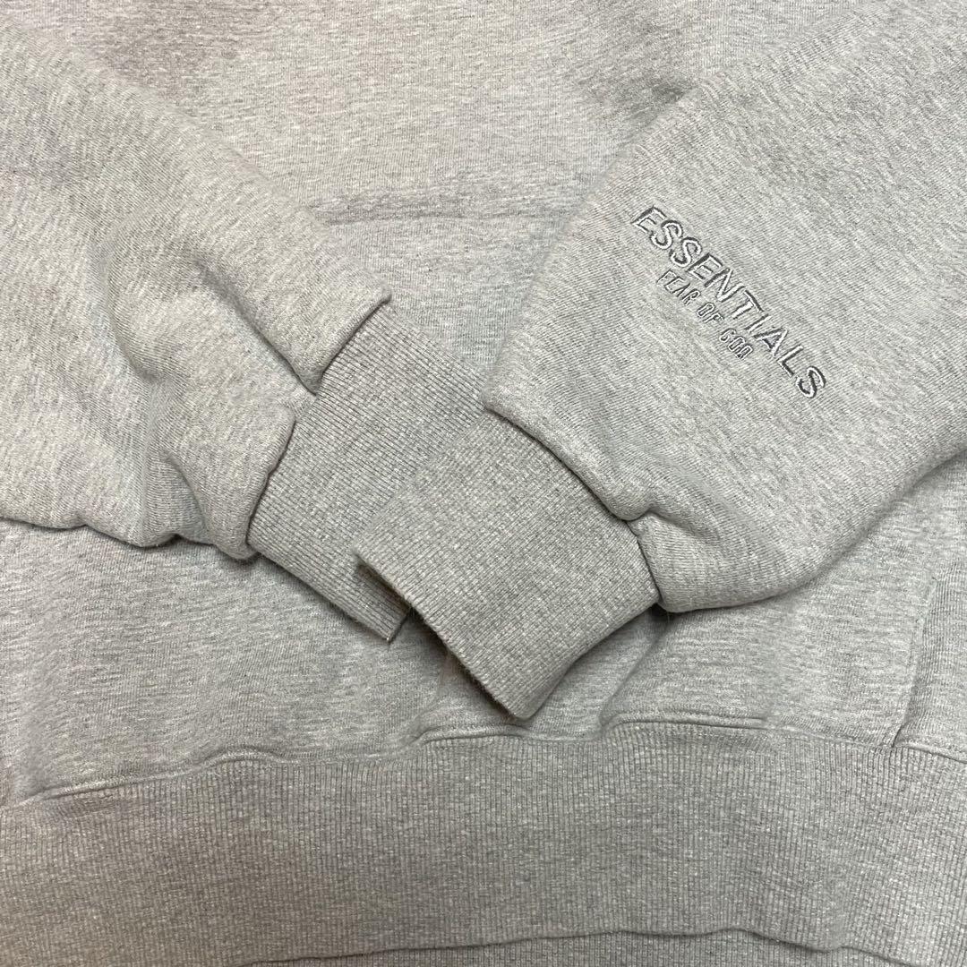 【美品】　ESSENTIALS グレー プルオーバーパーカー
