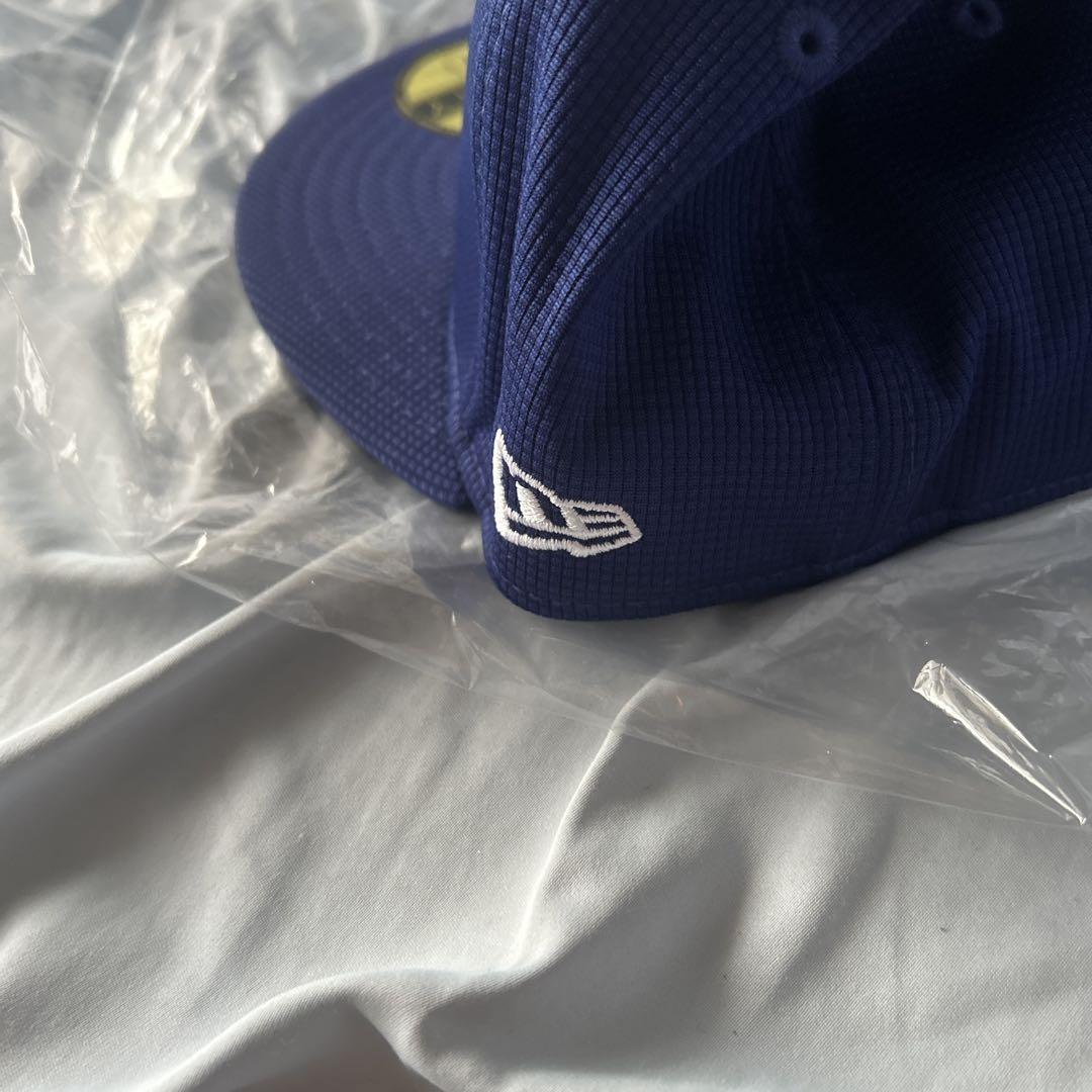New Era 59FIFTY ネイビー Dロゴ キャップドジャースのキャップ用
