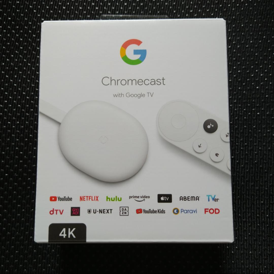 ほぼ新品★　＊Chromecast with Google TV (4K) ＊