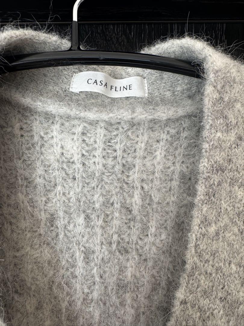 美品 CASA FLINE カーサフライン×丸林広奈 ニットカーディガン