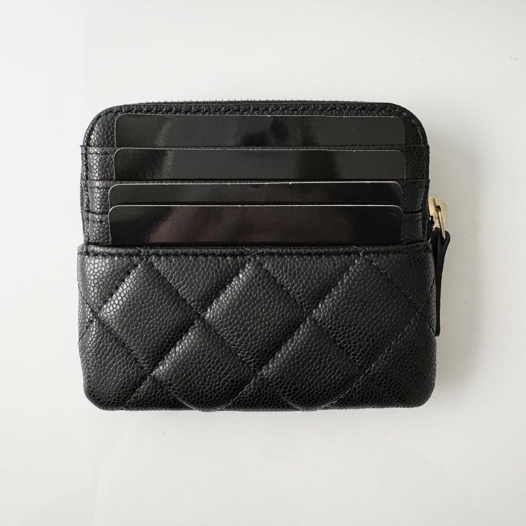 新品 CHANEL クラシック ジップコインパース 黒