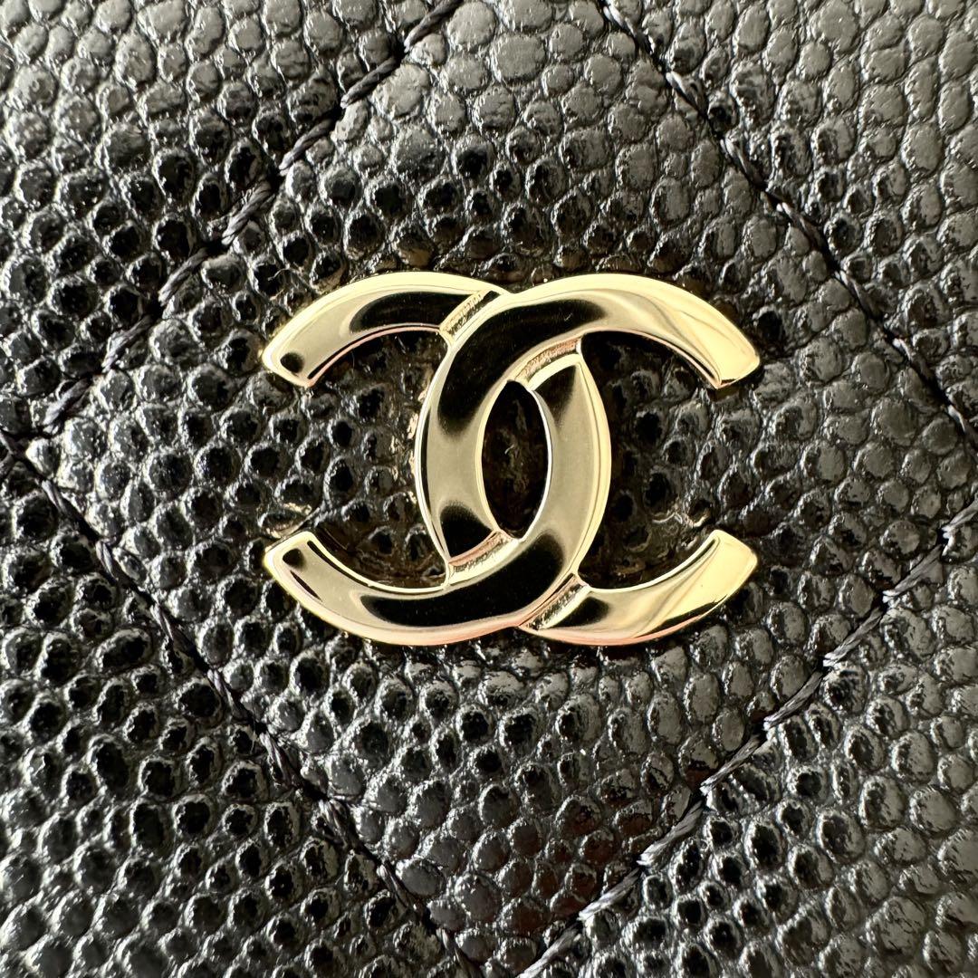 新品 CHANEL クラシック ジップコインパース 黒