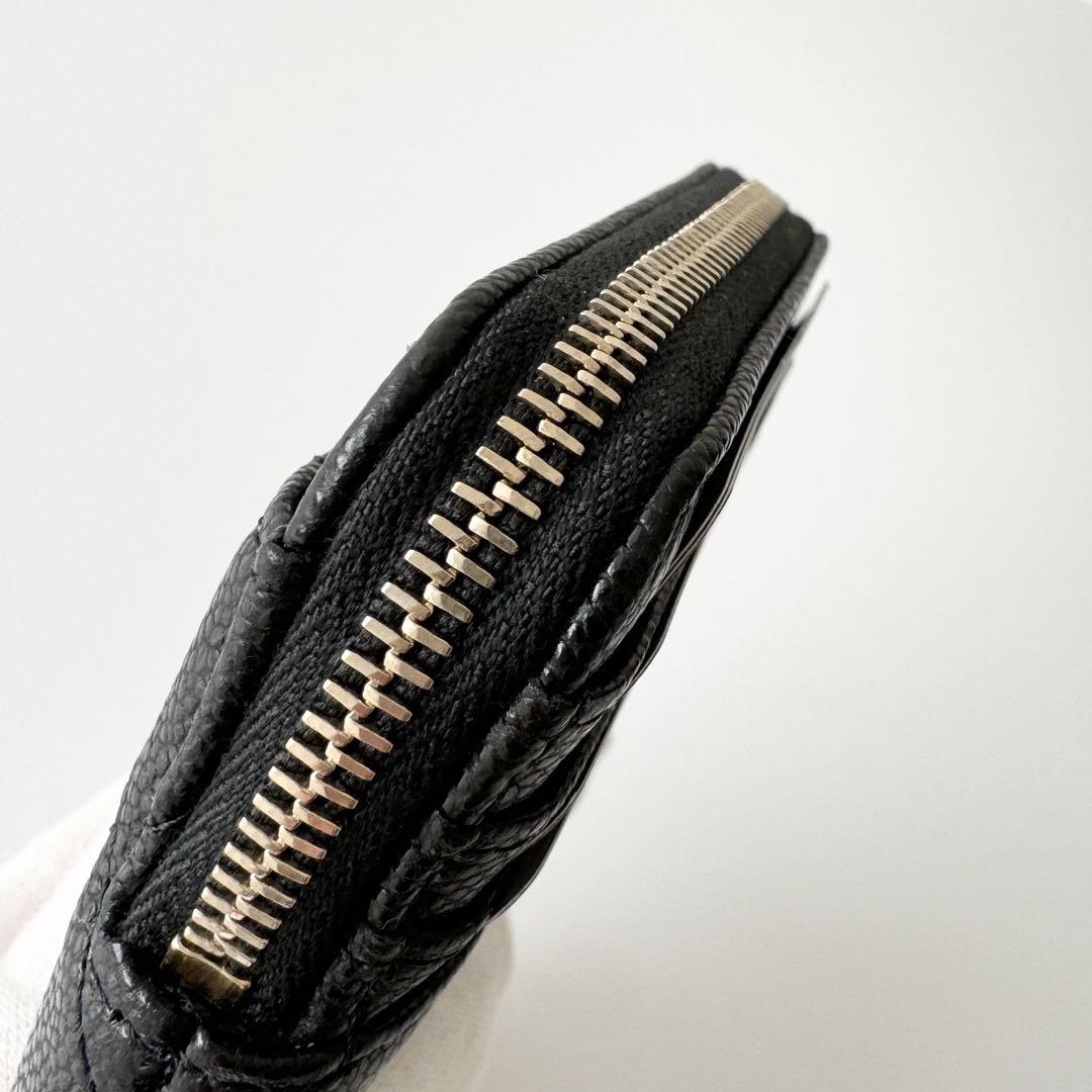 新品 CHANEL クラシック ジップコインパース 黒