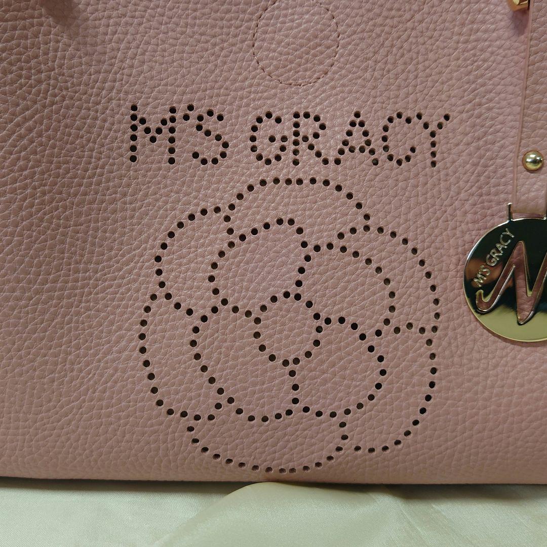 ☆エムズグレイシー M'S GRACY 大人気 完売品 パンチングトート