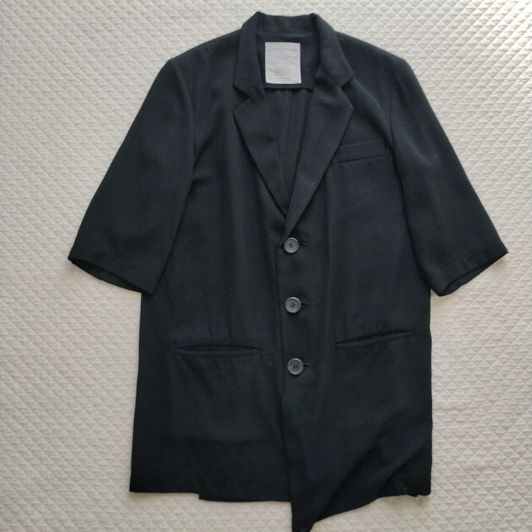 80s Yohji Yamamoto アシンメトリー テーラードジャケット 変形