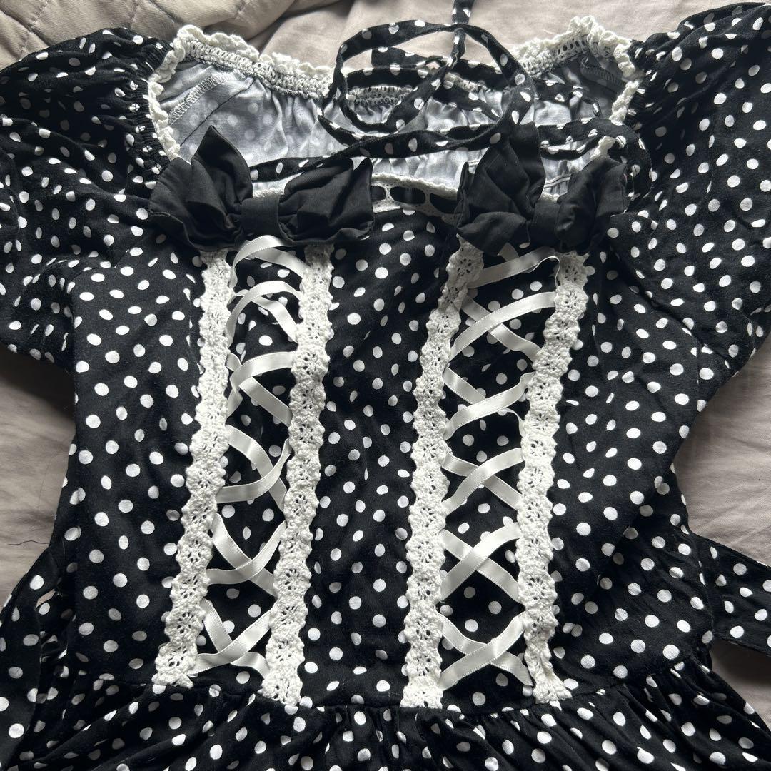 BODYLINE ドットワンピース　デカワンコ
