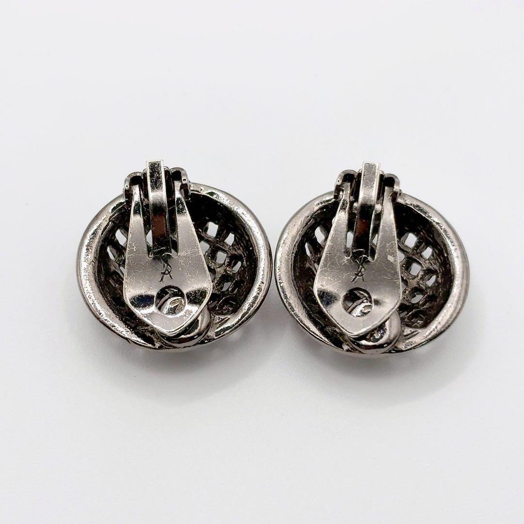 美品✨YVES SAINT LAURENT ヴィンテージ イヤリング 編み込み 美品✨YVES SAINT LAURENT ヴィンテージ イヤリング 編み込み