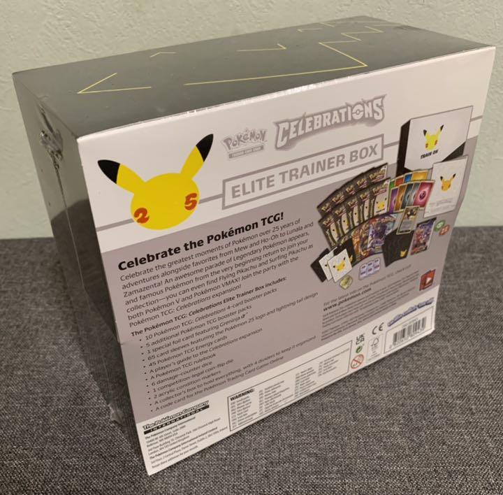 豊富な定番 ポケカ海外版 Celebrations Elite Trainer Box vUP1F-m25584500601 低価2022