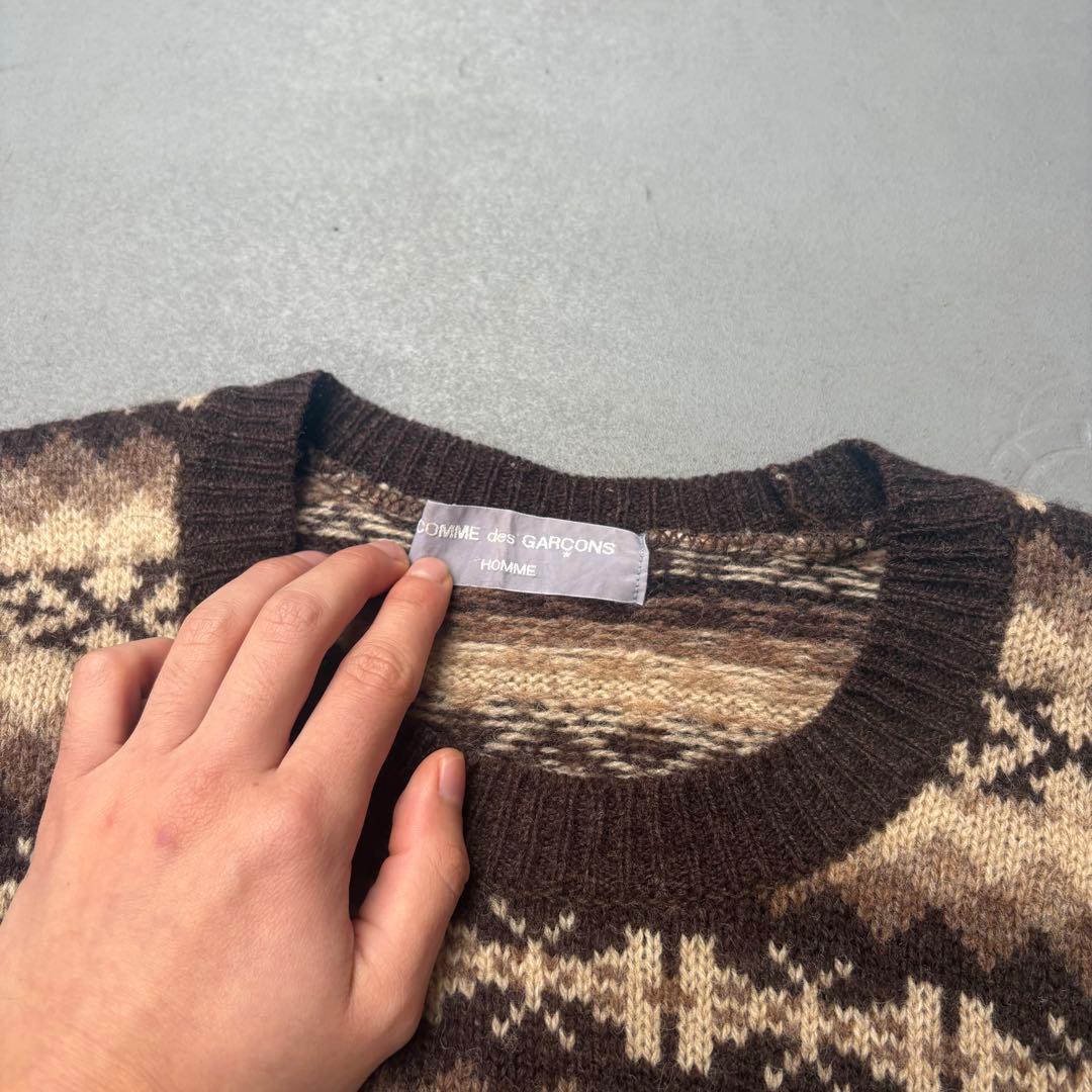 90s comme des garçons homme 田中オム ウールニット - メルカリ