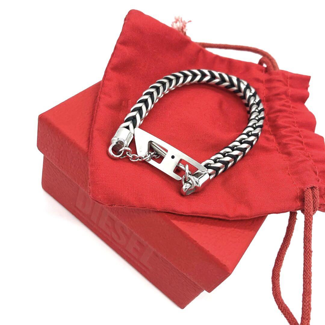 未使用✨ディーゼル アクセサリー ブレスレット メンズ シルバー