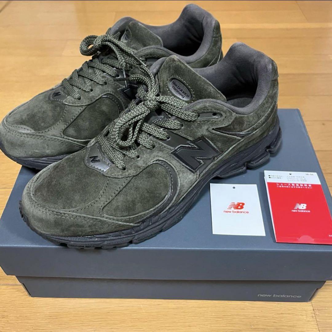 new balance ML2002RM オリーブ 27cm