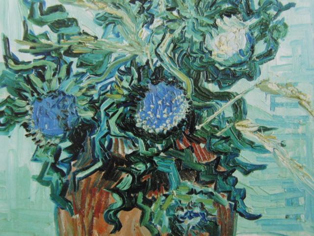 セール(SALE)開催中！ファッション通販 フィンセント・ファン・ゴッホ 【アザミの花】 高級画集画 絵画 絵画