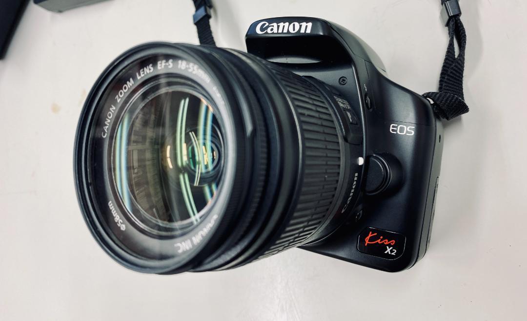 【動作確認済】Canon Kiss X2＋標準ズームレンズセット