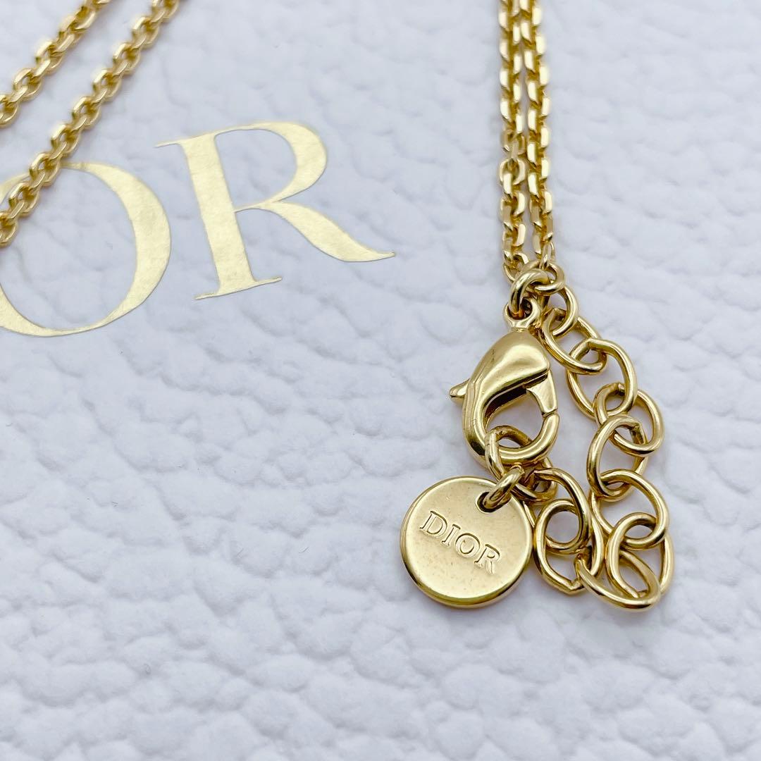 Christian Dior ネックレス 廃盤 navy ハート ストーン CD Christian Dior ネックレス 廃盤 navy ハート ストーン CD