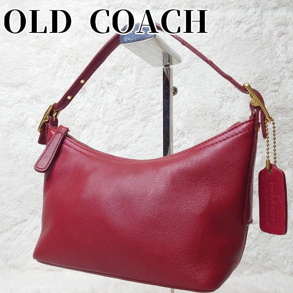 美品】OLD COACH アクセサリーポーチ ワンショルダー ゴールド