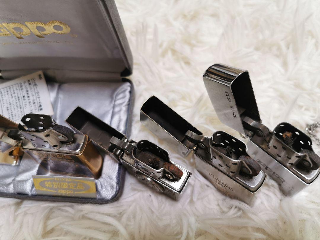 ZIPPOライター 4個セット。