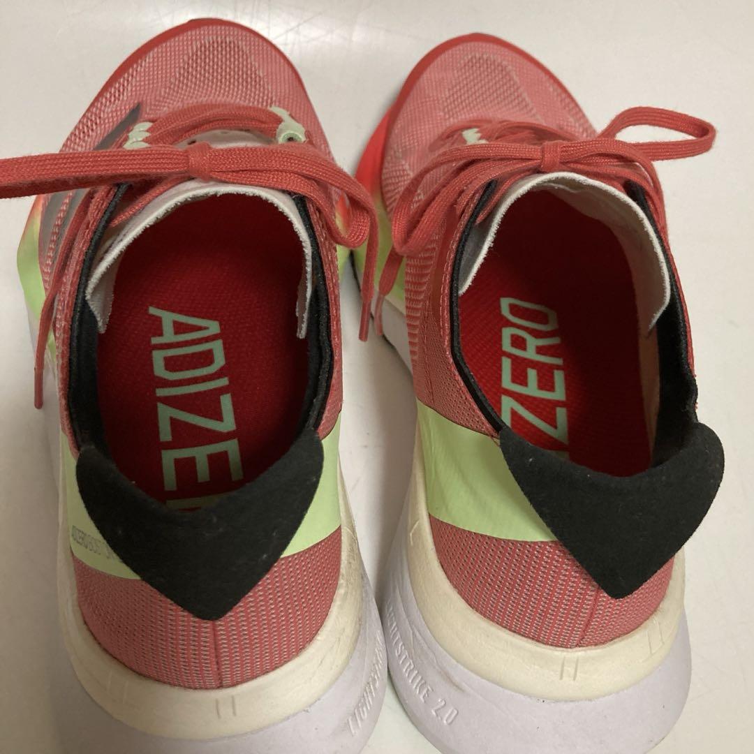adidas 25センチ　アディゼロ　ボストン 12 ランニングシューズ