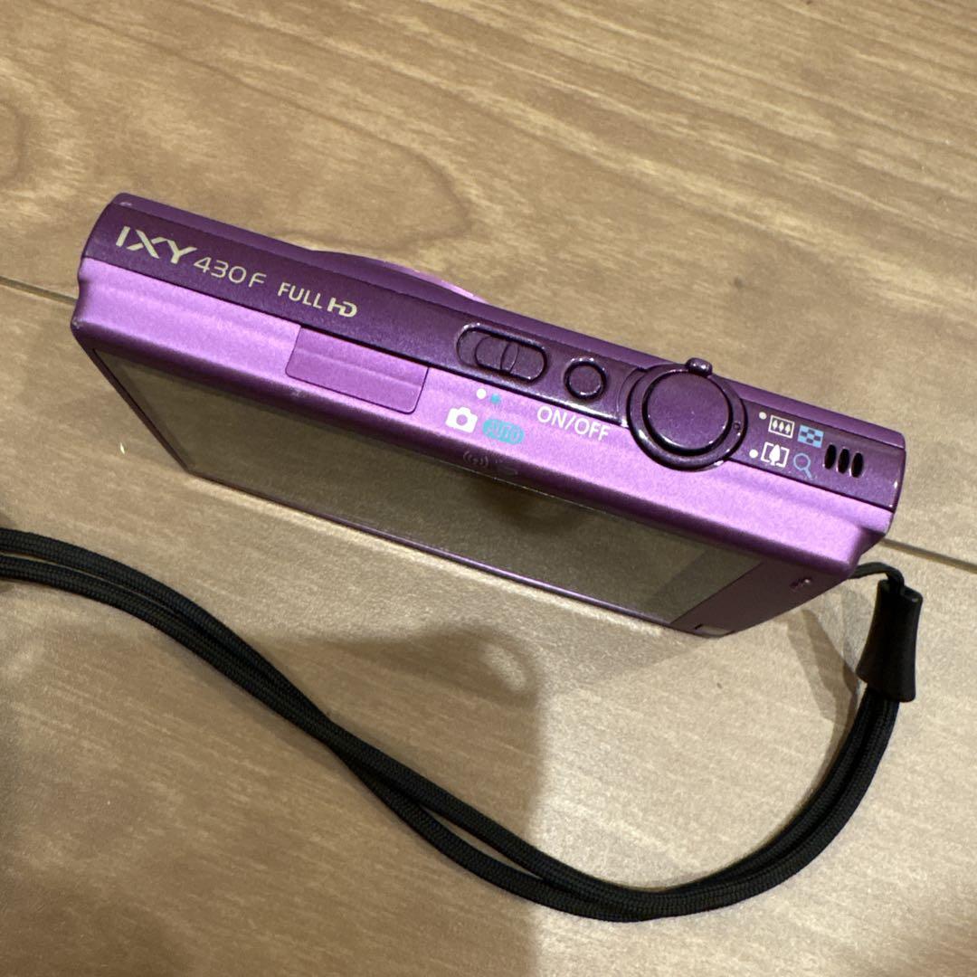 Canon IXY パープル デジタルカメラ ケース付き