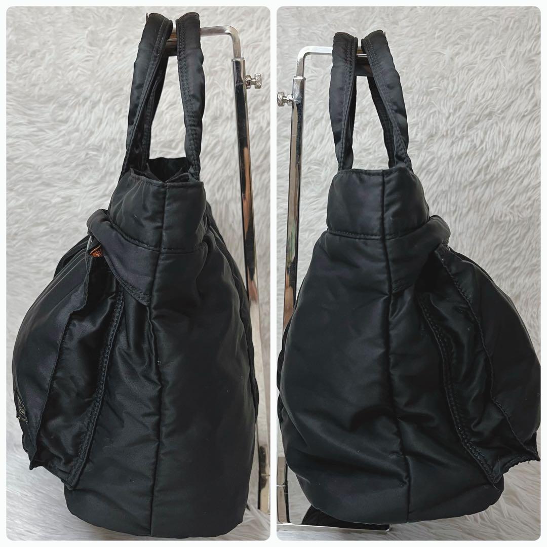 PORTER TANKER ミニトートバッグ レディース 男女兼用 ブラック