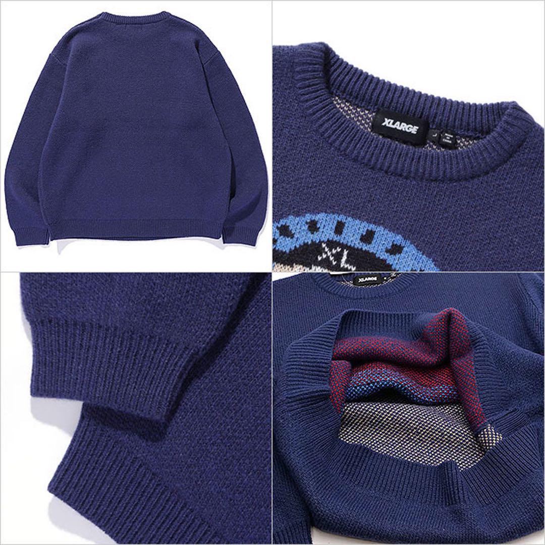 新品未使用タグ付き！xlarge BOY CREWNECK KNIT ニット