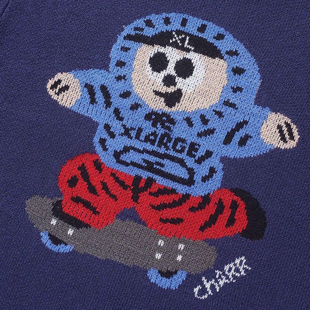 新品未使用タグ付き！xlarge BOY CREWNECK KNIT ニット