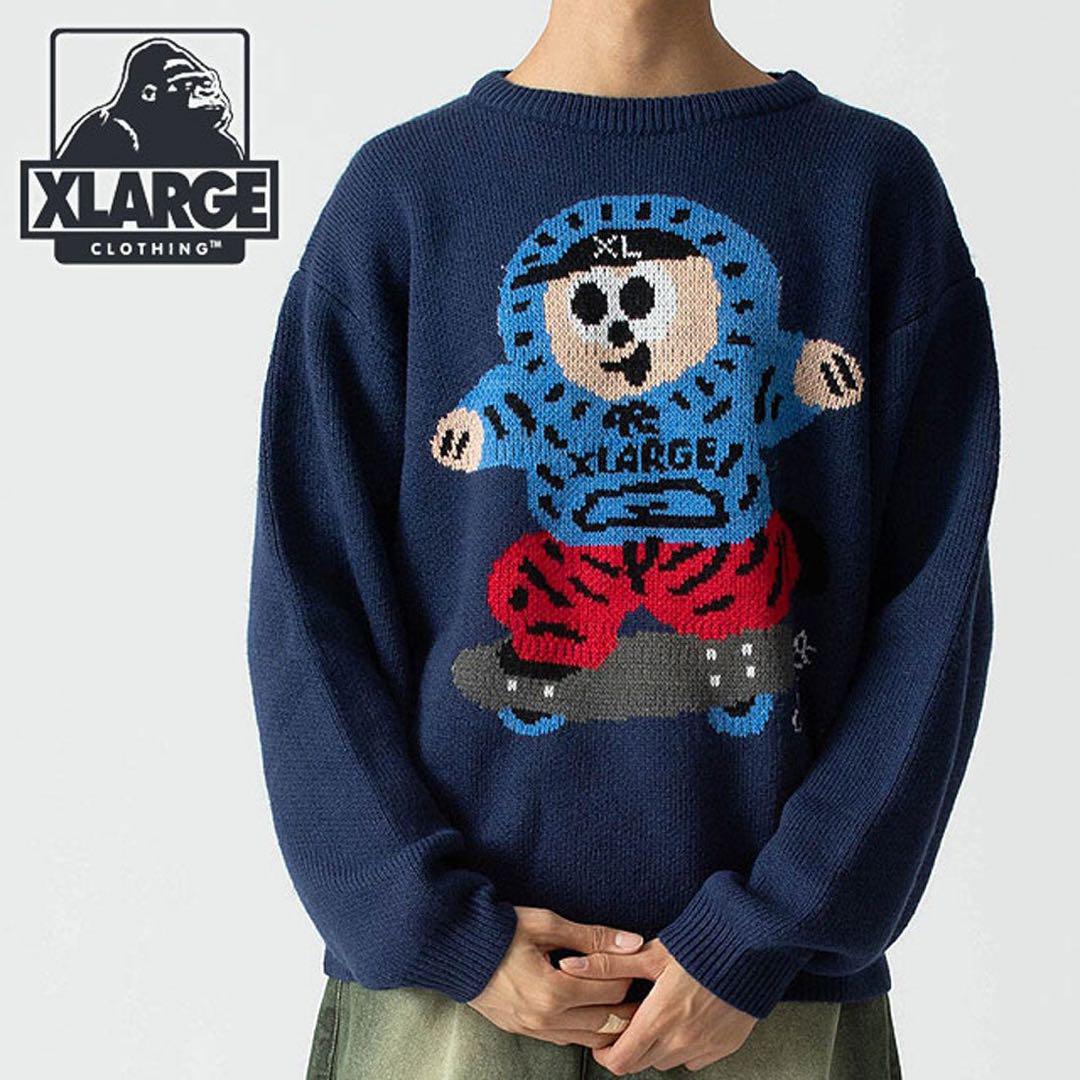 新品未使用タグ付き！xlarge BOY CREWNECK KNIT ニット