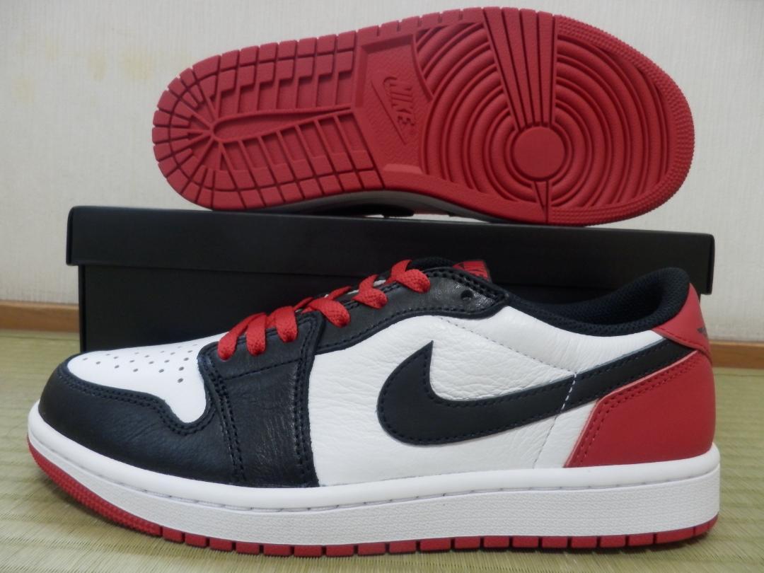 26.5 Nike Air Jordan 1 Low OG Black Toe