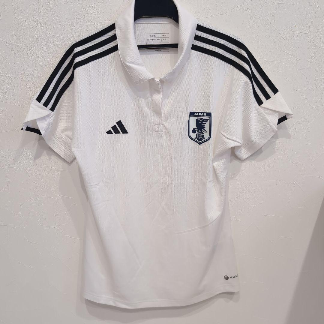 日本代表　ポロシャツ　(XL) adidas 日本代表 ポロシャツ ホワイト XLサイズ 非売品 - メルカリ
