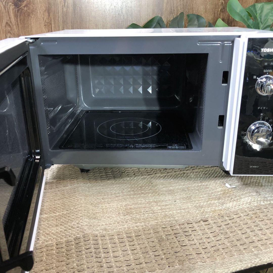 c472東芝 ER-WM17-W 単機能レンジ 17L ホワイト2022年製