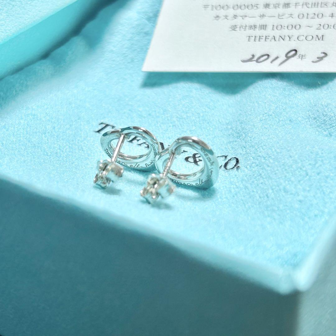 ティファニー　オープンハート　ピアス　両耳　Tiffany シルバー　ハート
