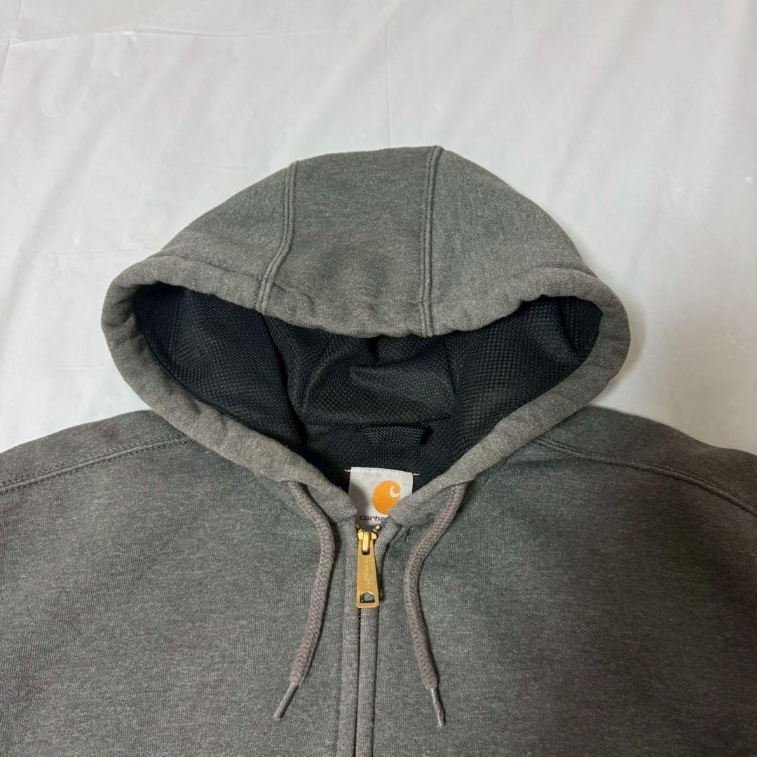 Carhartt RainDefender グレー ジップアップパーカー Carhartt RainDefender グレー ジップアップパーカー