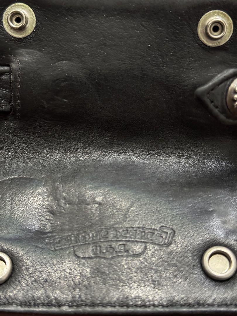 CHROME HEARTS キーケース クロスボール キーリング レザー