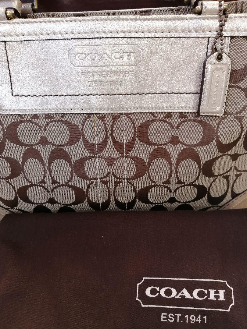COACH ゴールド 箱付き 布袋付き zpZ08-m25612781045 コーチ トートバッグ シグネチャー 好評国産