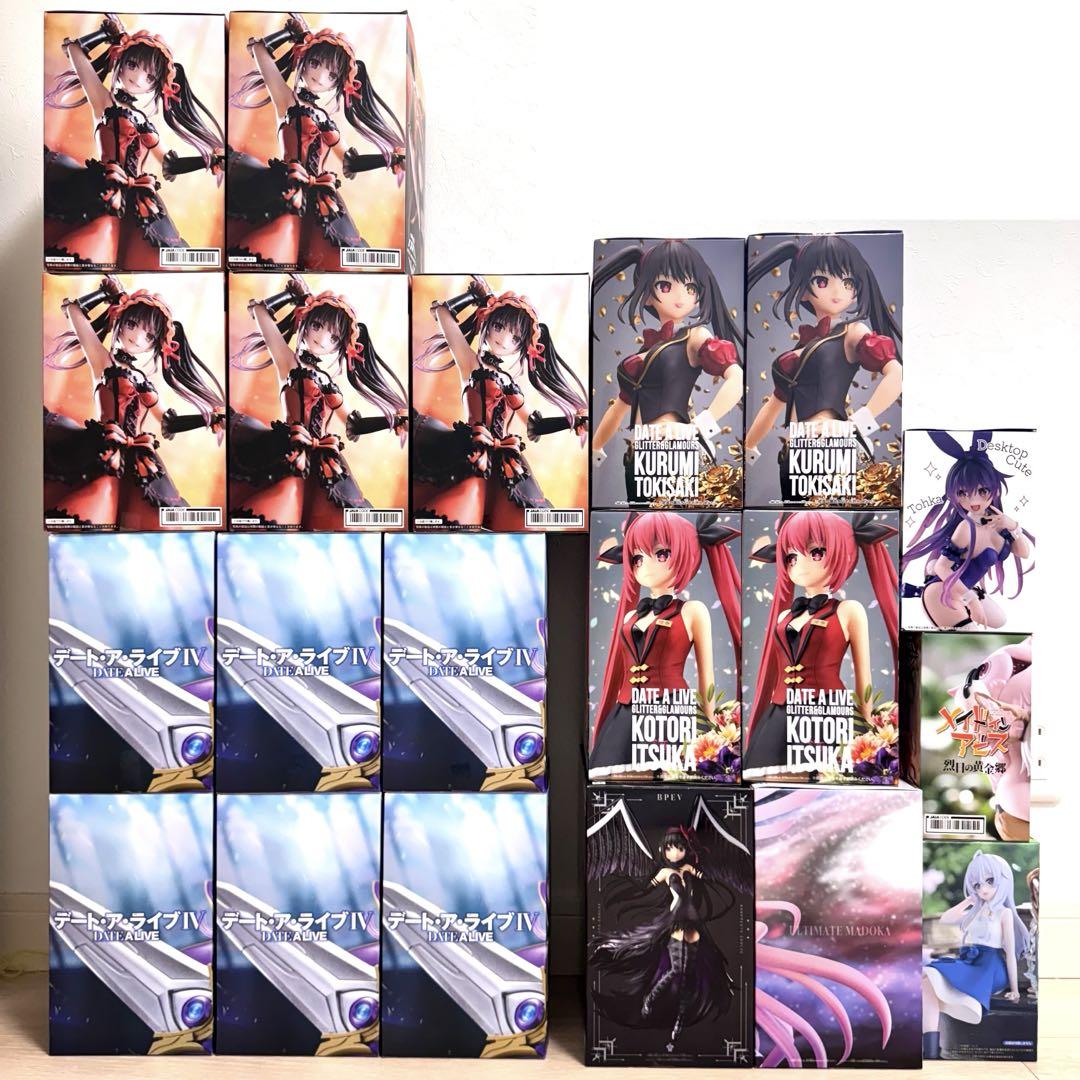 デート•ア•ライブ　AMP＋　夜刀神十香　時崎狂三　美少女フィギュア　まとめ売り
