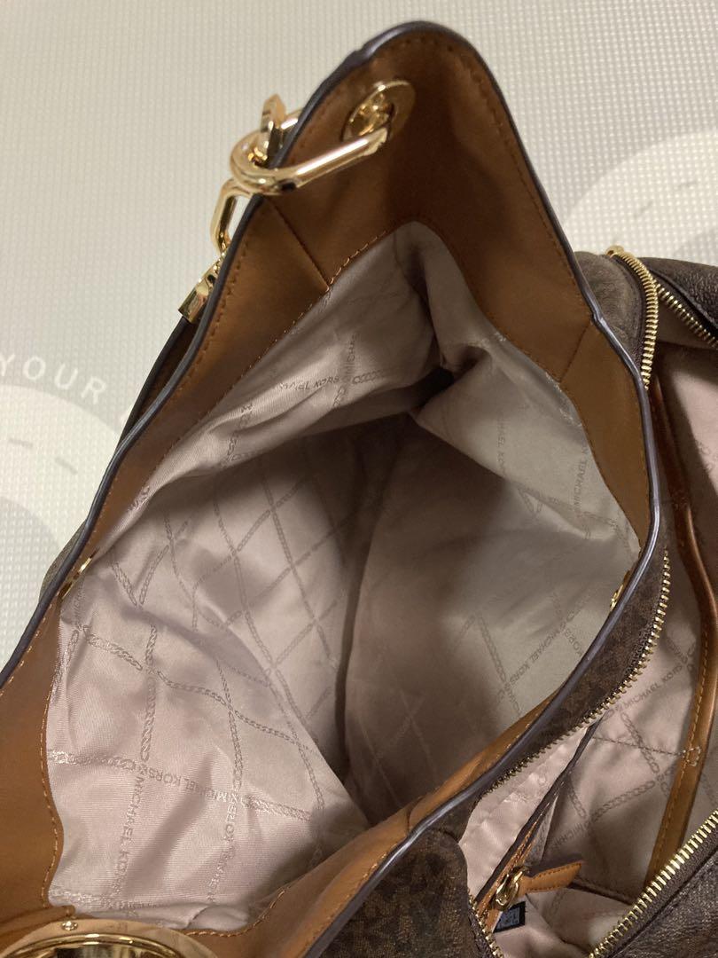 マイケルコース　リリー　ラージロゴ　ショルダーバッグ lillie レア入手困難 MICHAEL KORS トートバッグ LILLIE(リリー) ラージ チェーン