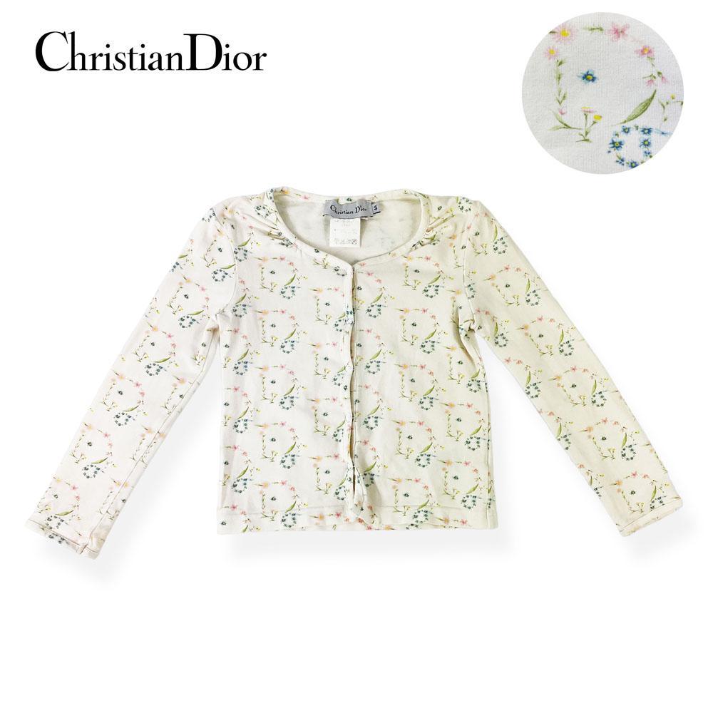 ★激レア美品/キッズ商品★ディオール 花柄 カーディガン 4A 100cm