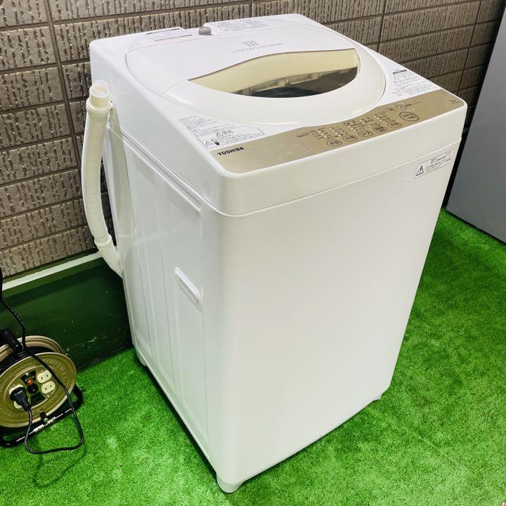 【いいたしま】 2016年製 5.0kg洗濯機 TOSHIBA AW-5G3 th9TJ-m25621650901 のため