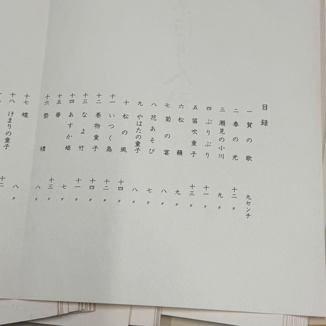 京嵯峨彩色　京ほり人形　限定４５０部　 井尻茂子　昭和50年
