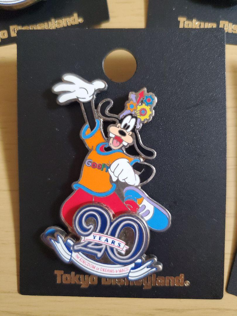 東京ディズニーランド 20周年記念 ピンバッジ 7個セット　Disney