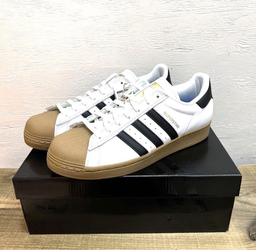 新品27.5cm adidas SUPERSTAR ホワイト/ブラック海外正規品
