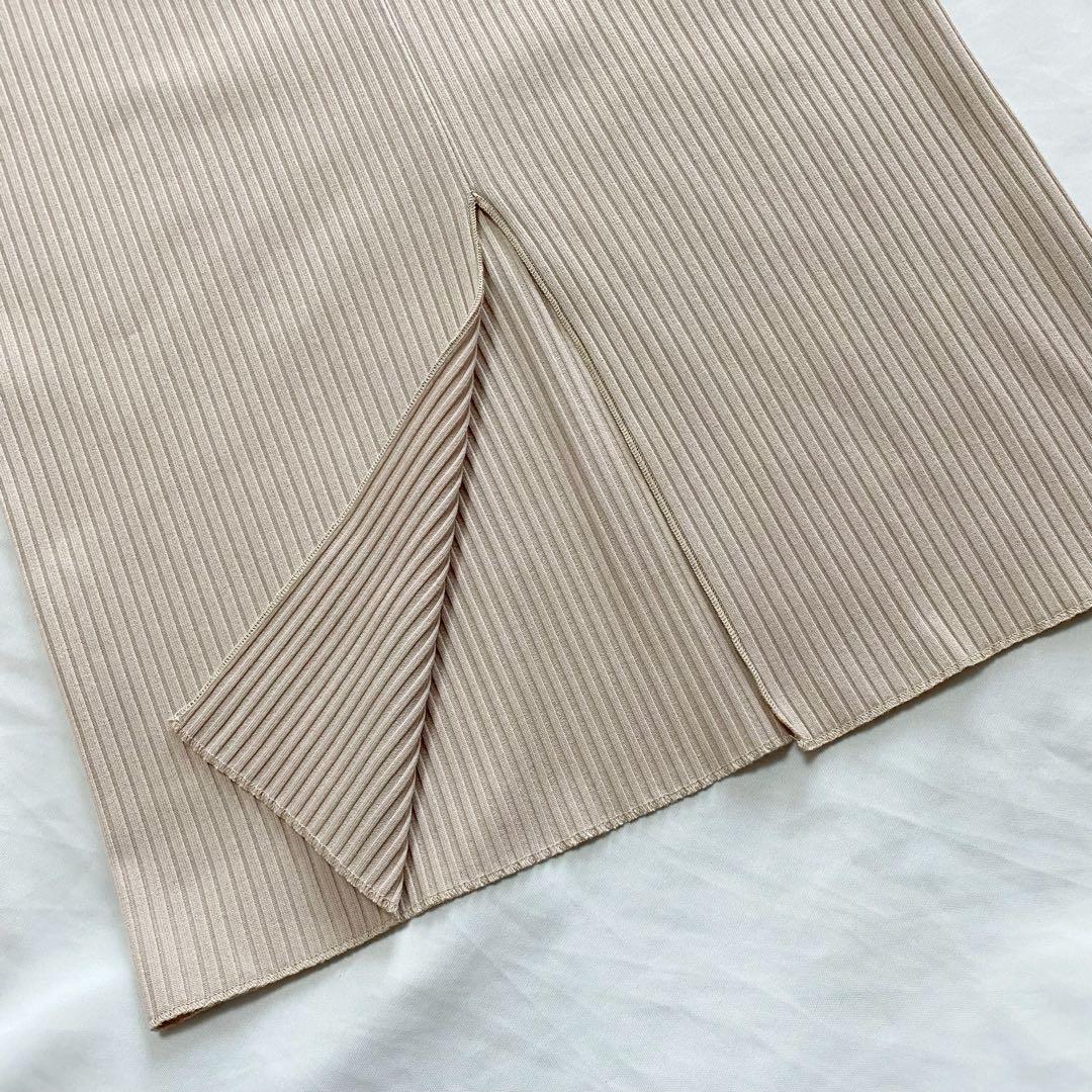 極美品 NOBLE 23SS トタンテレコショルダーオープンワンピース