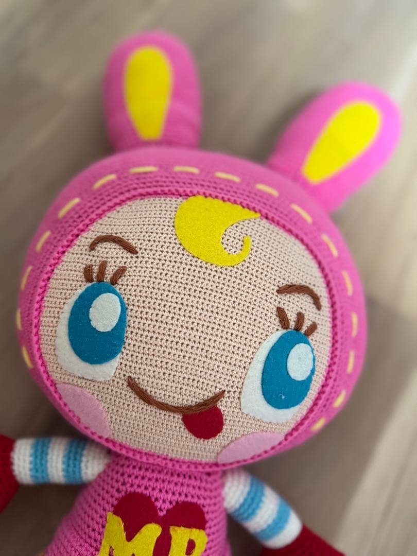 メゾピアノ ベリーちゃん べリエちゃん 特大 ぬいぐるみ 編みぐるみ 新品 メゾピアノ ベリーちゃん べリエちゃん 特大 ぬいぐるみ 編みぐるみ 新品