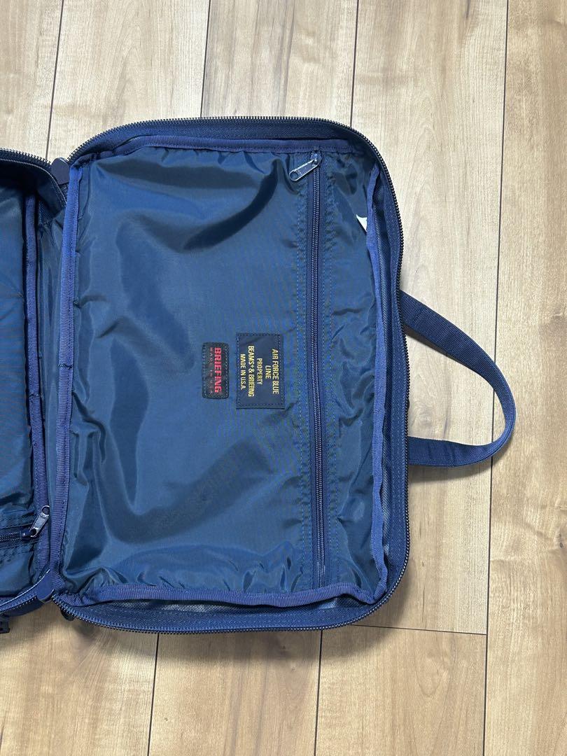 BRIEFING*BEAMS PLUS / 別注  3WAY BAG NAVY