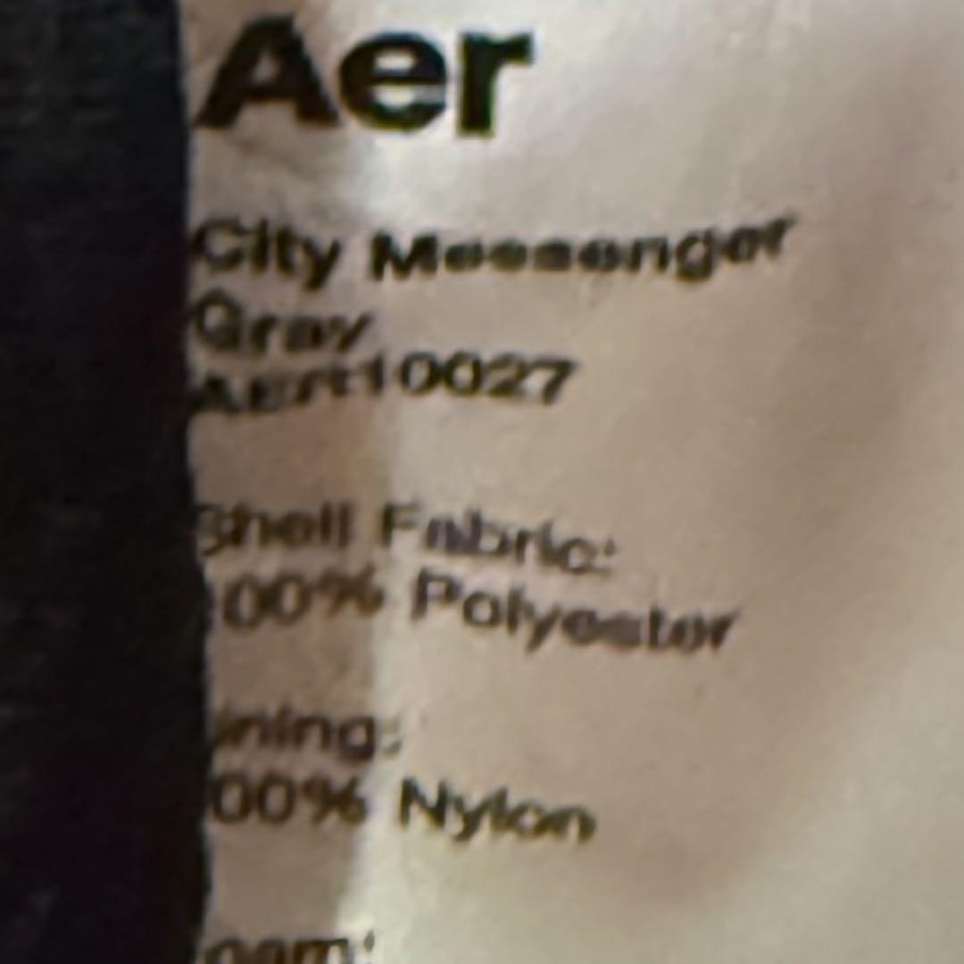 AER×OSHMAN’S CITY MESSENGER シティメッセンジャー